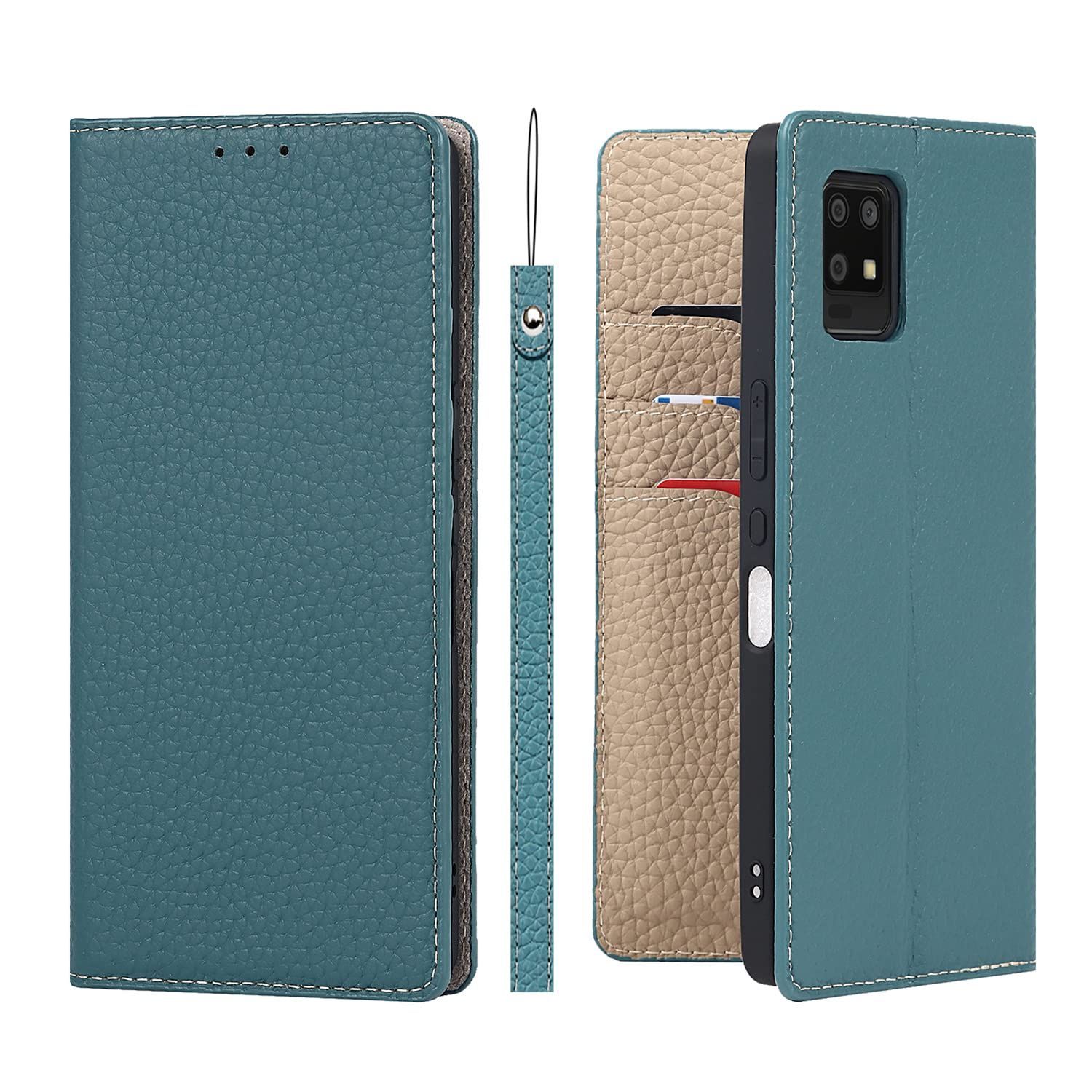 AQUOS Zero6 ケース手帳型 au SHG04 softbank A102SH ケース Pelanty 牛革製品 本革レザー 財布型カバー SHARP AQUOS zero 6 カード収納 スタンド機能 内蔵マグネット 手作り柔らかい スマ