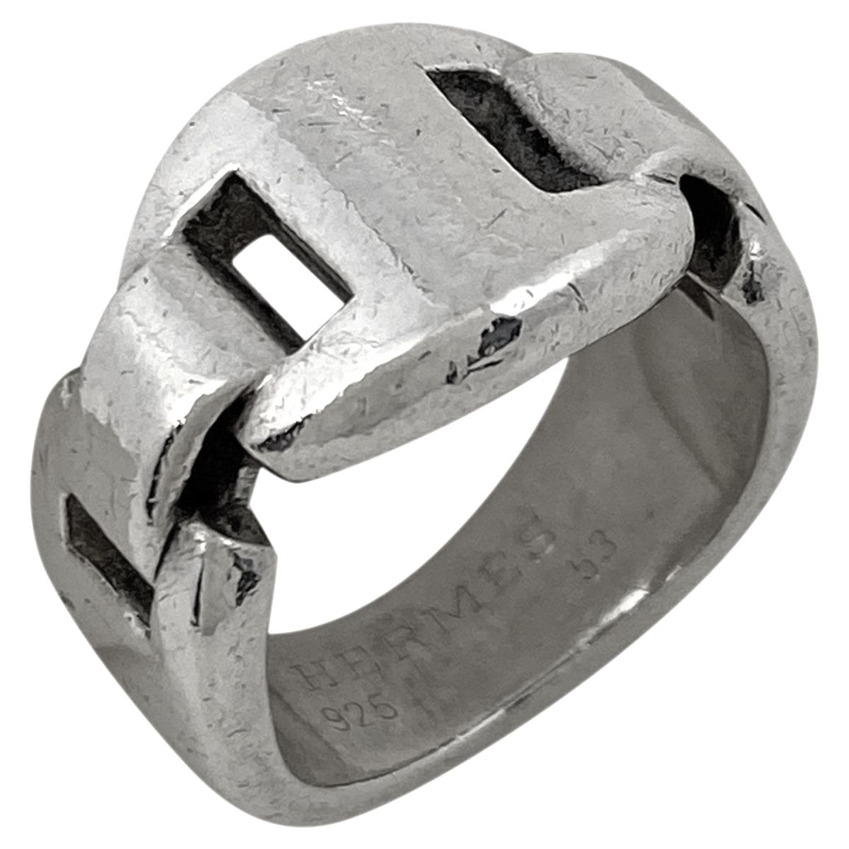 シェーヌダンクル リング シルバー ゴールド コンビ □新同□ エルメス