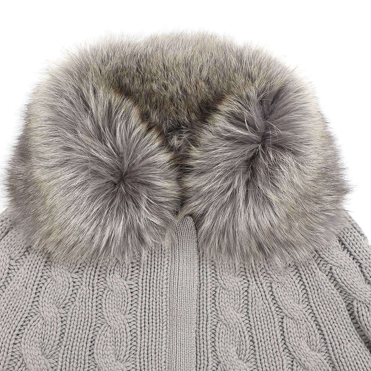 Loro Piana ロロピアーナ フォックスファーカシミヤニットジップ