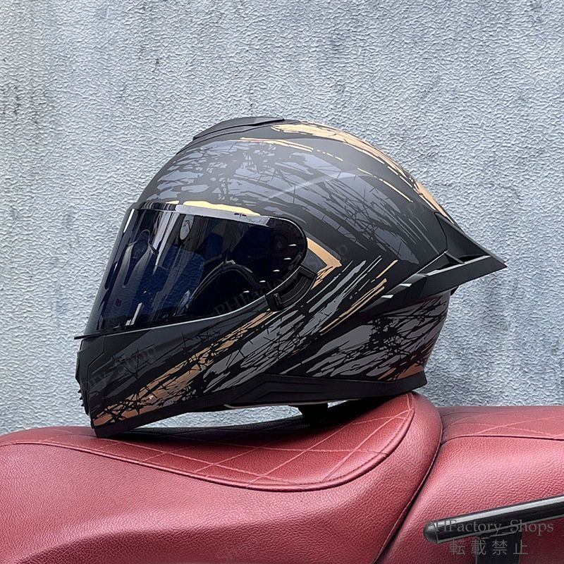 ヘルメット フルフェイスヘルメット バイク DOT認証 バイクヘルメット シールドヘルメット 耐久性 安全性 通気性 男女兼用 シールド6色選択可 おしゃれ マットブラック＆イエロー B38