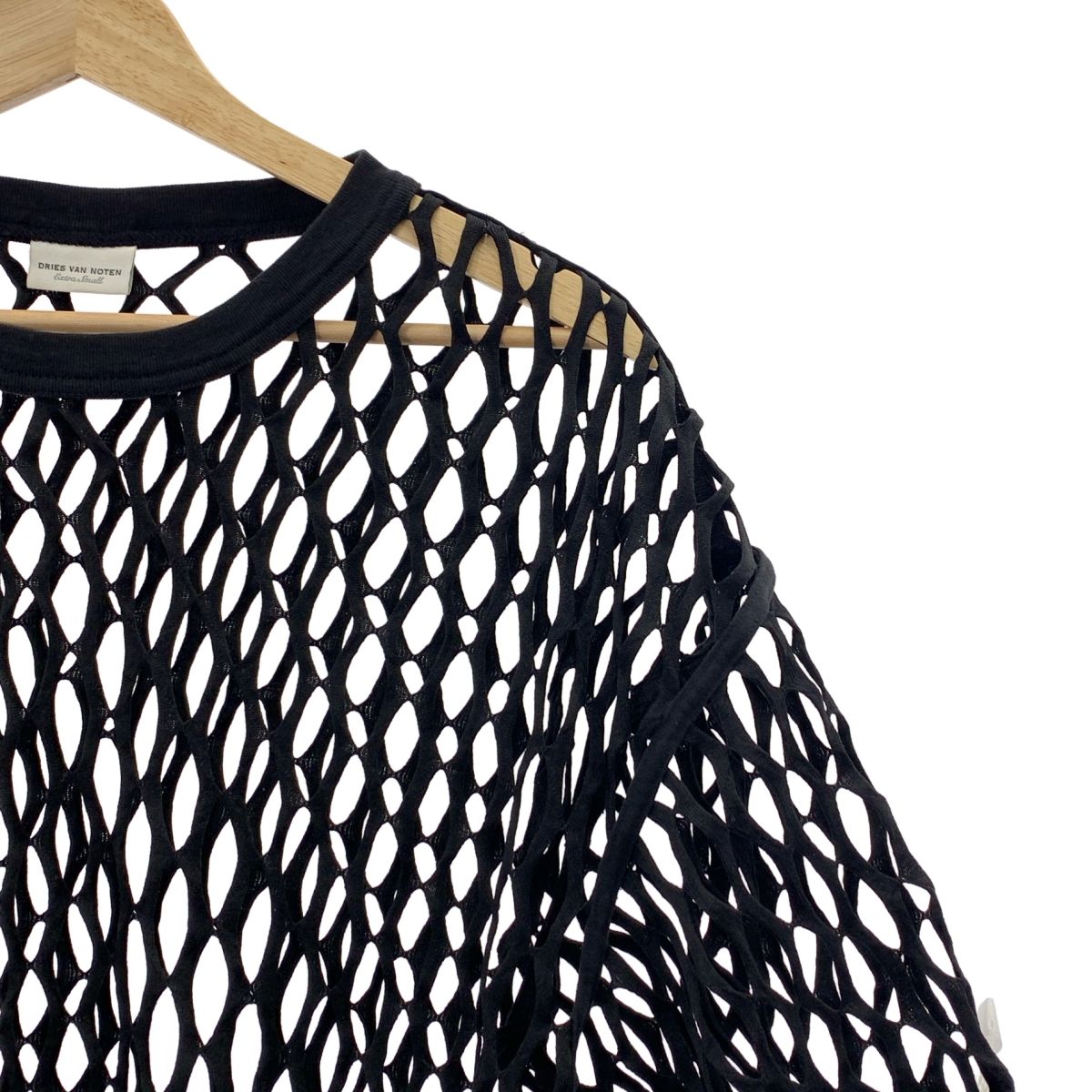 DRIES VAN NOTEN - DRIES VAN NOTEN / ドリスヴァンノッテン | メッシュ トップス  Tシャツ | XS | ホワイト | レディース dries van noten