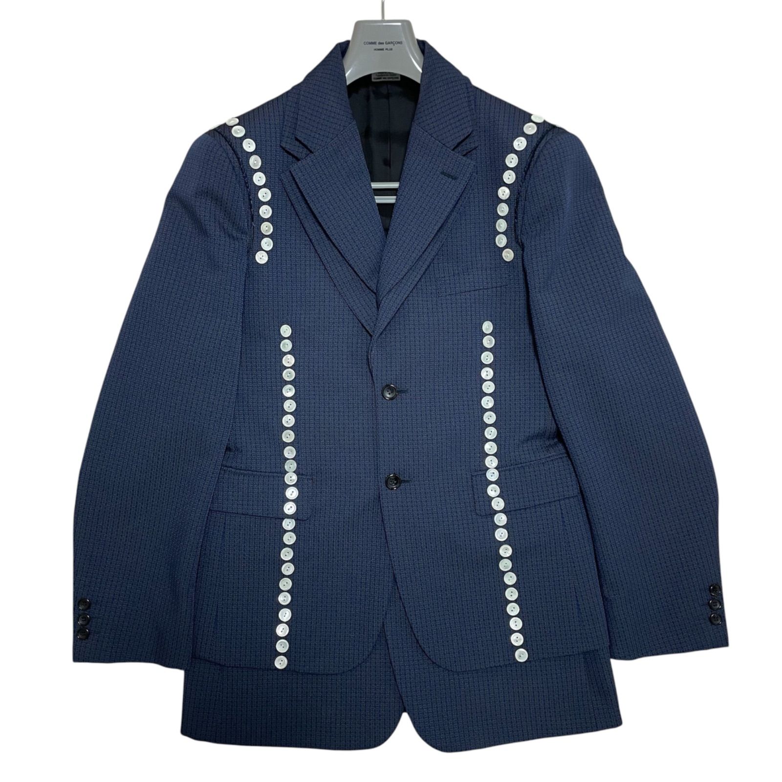 COMME des GARCONS HOMME PLUS 多ボタンレイヤードジャケット PN-J004 