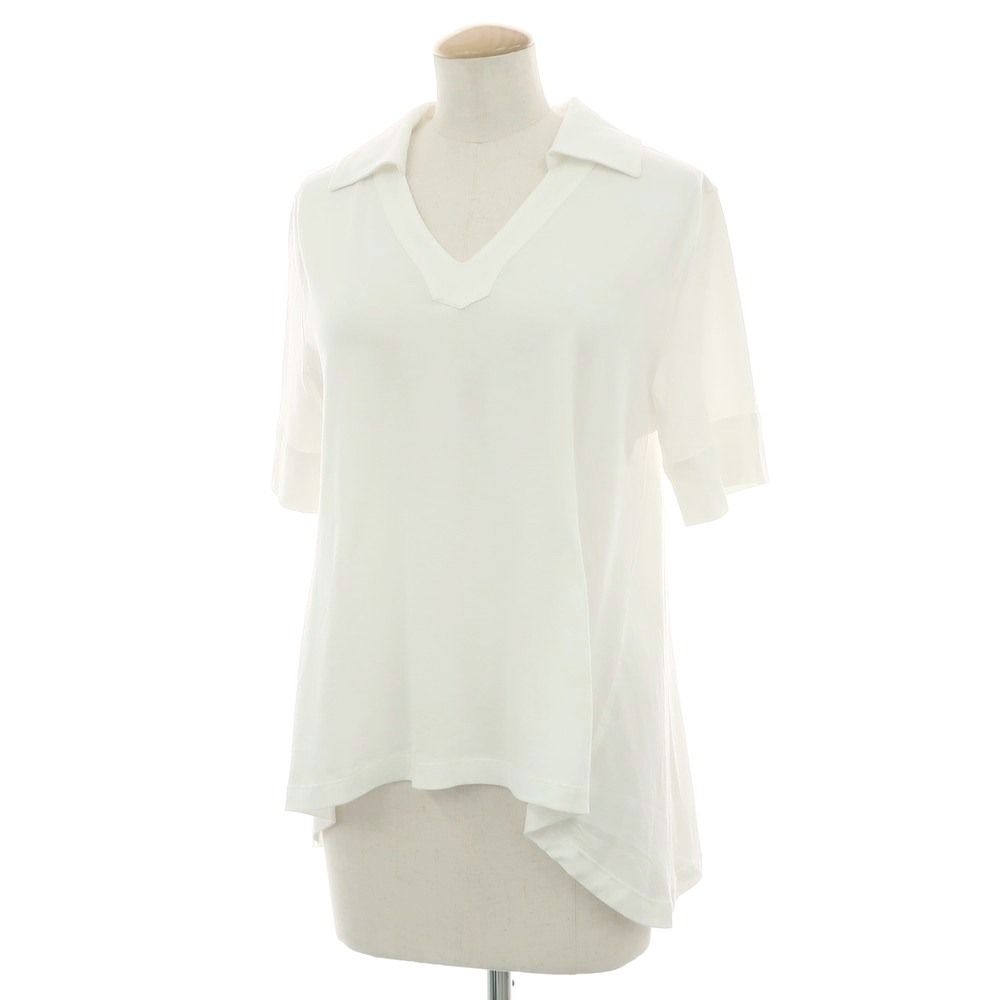 A*-様 フェデーリ ニットポロ コットン ホワイト 48 FEDEL