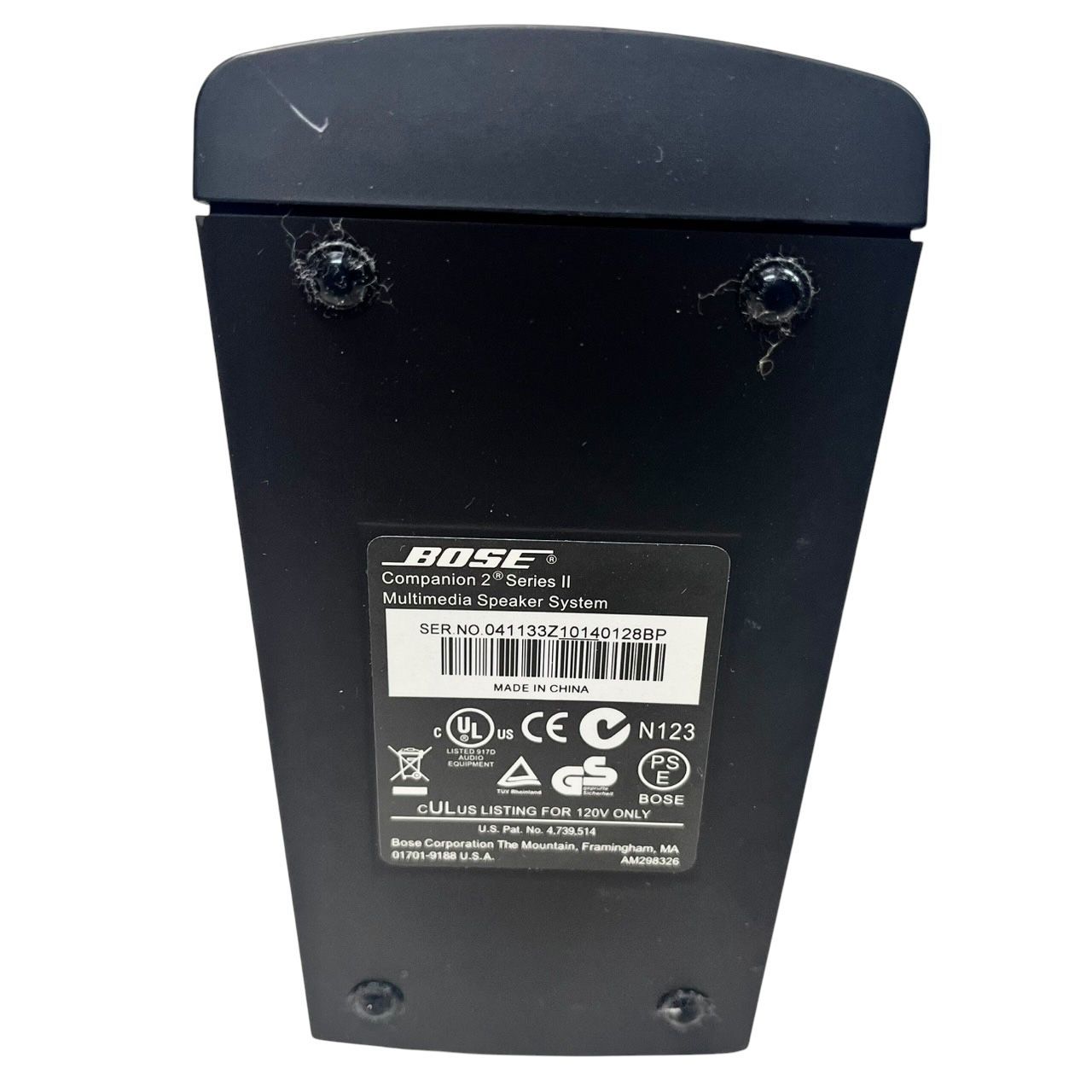 Bose パソコン用スピーカー Companion 2 series II 動作確認済み