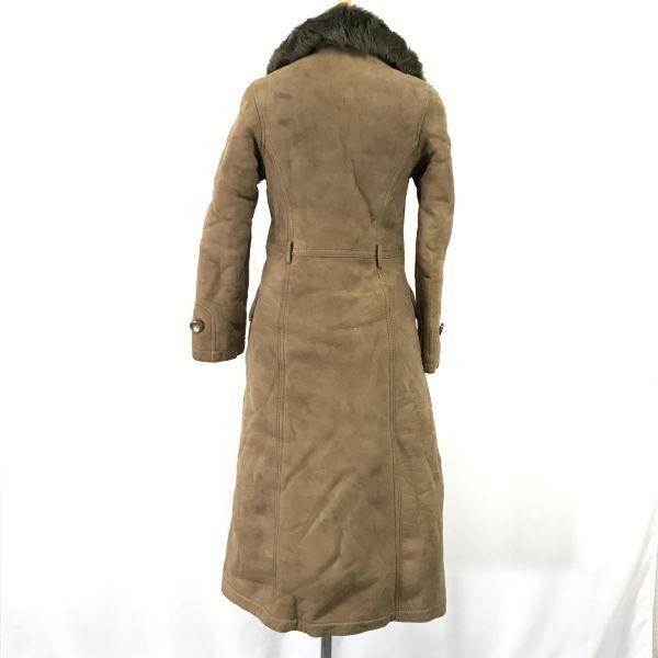 極美品✨ボールジィ リアルムートン ノーカラーロングコート 裏ボア M キャメル 楽天市場】ムートンコート ロングの通販