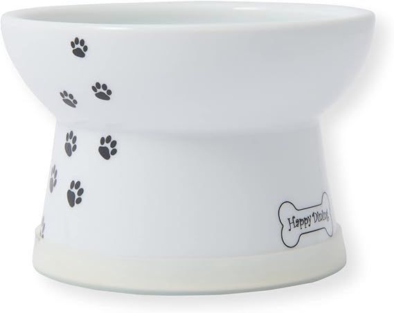  【在庫処分】猫壱(necoichi)ハッピーダイニング 犬用 脚付フードボウル (S) 電子レンジu0026食器洗浄機対応 応募券