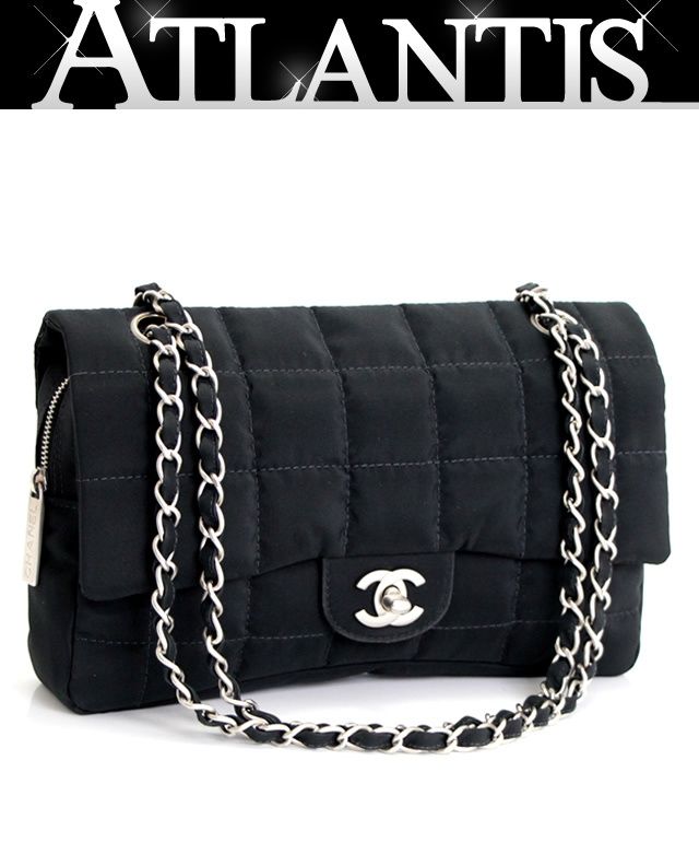 美品 シャネル CHANEL チョコバー マトラッセ25 チェーン