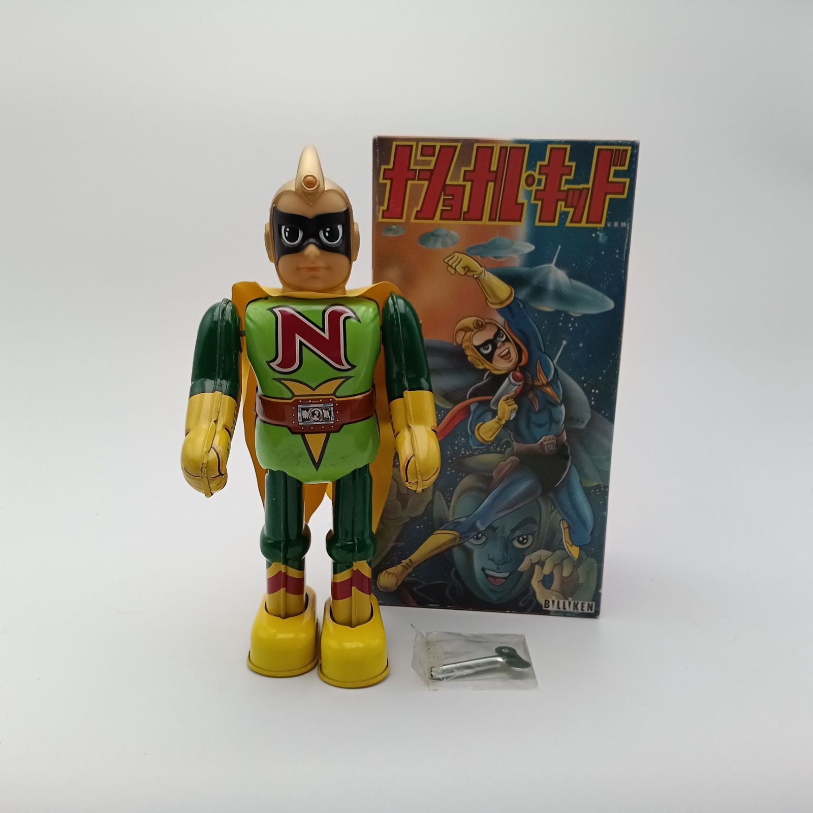 【希少新品】ビリケン商会 ブリキ 仮面ライダー ゼンマイ歩行 デッドストック 希少新品】ビリケン商会 ブリキ 仮面ライダー ゼンマイ歩行