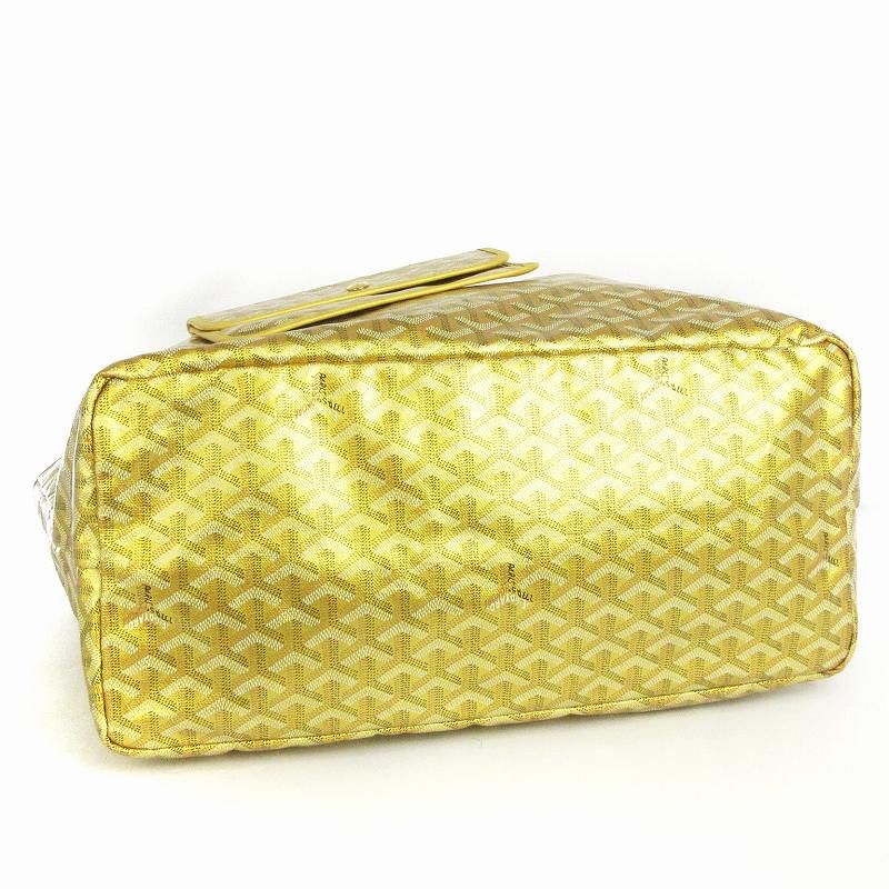 ゴヤール　サンルイのポーチ　黄色　イエロー ゴヤール GOYARD サンルイGM トートバッグ 限定カラー ポーチ