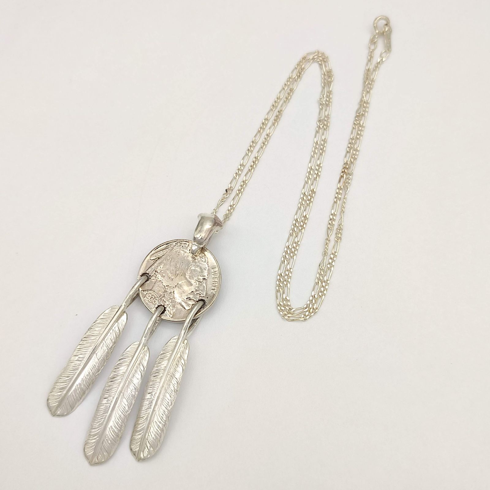 美品】アヴィレックス フェザーネックレス シルバー925 3点吊り - メルカリ