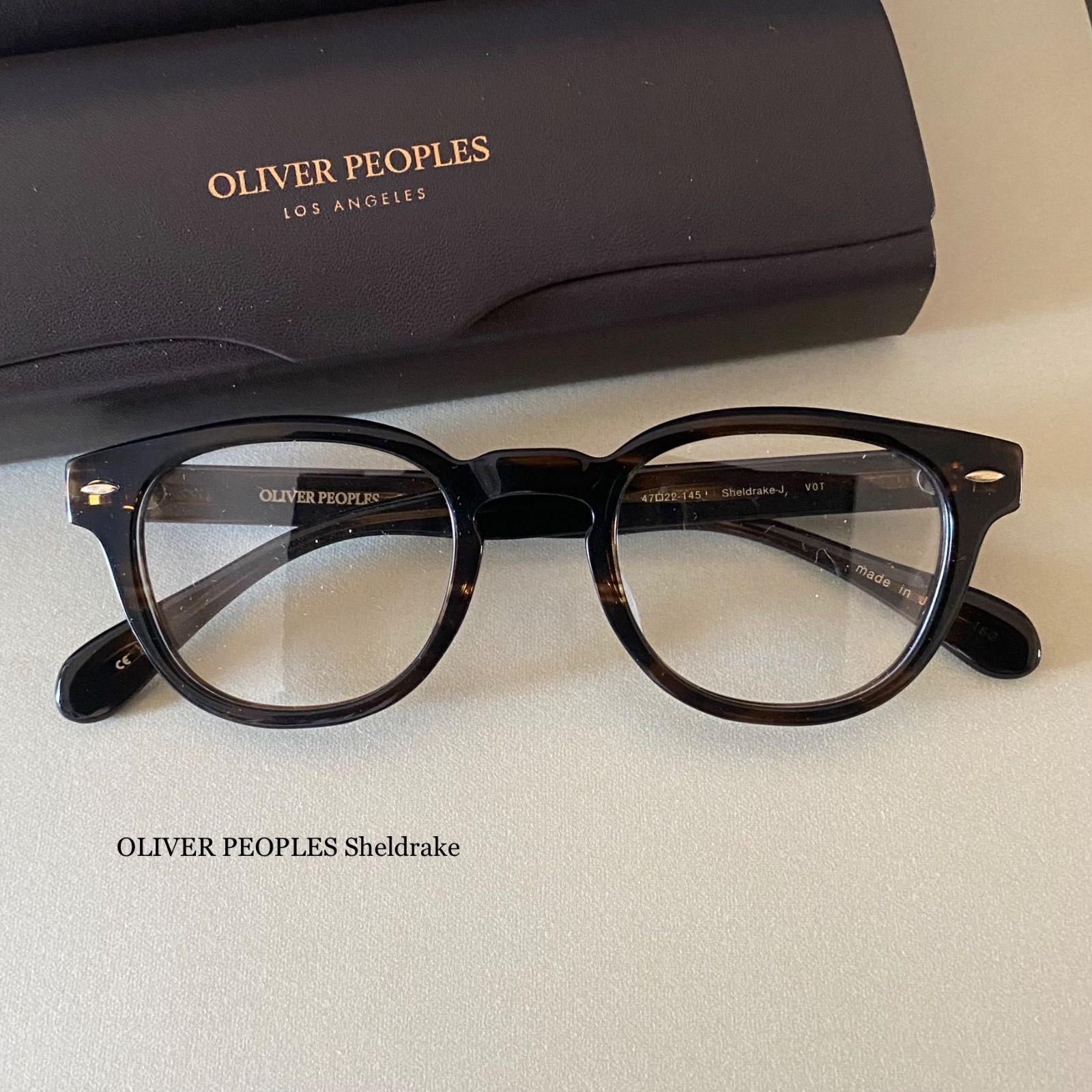 OV272 新品 OLIVER PEOPLES Sheldrake-J メガネ - サングラス/メガネ