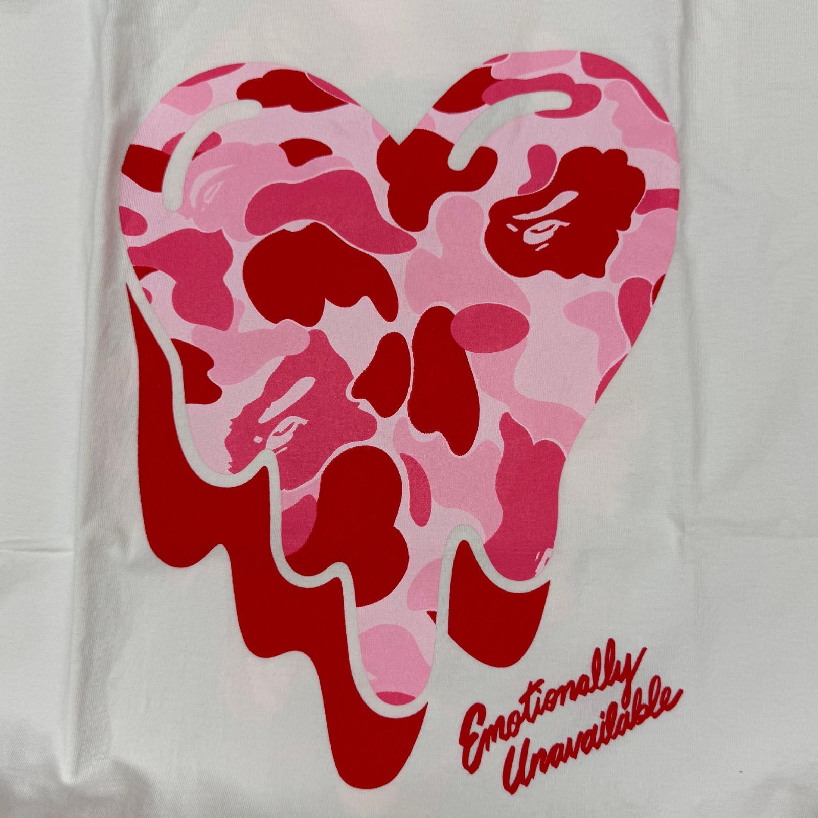 参考上代30800円 未使用品 A BATHING APE × EMOTIONALLY UNAVAILABLE 