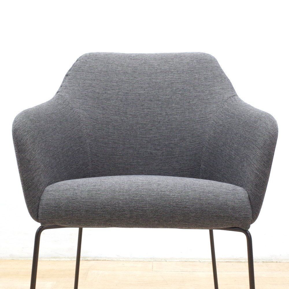 ミーティングチェア ダイニングチェア アームソファ 肘付き 椅子 イス リビング くつろぎ 布張り ファブリック EG18255 オフィス家具 MARWIL-DEMENAGEMENTS_CH