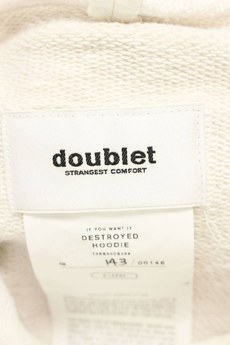 ダブレット 23SS 23SS20CS259 フロント刺繍デストロイプルオーバー 