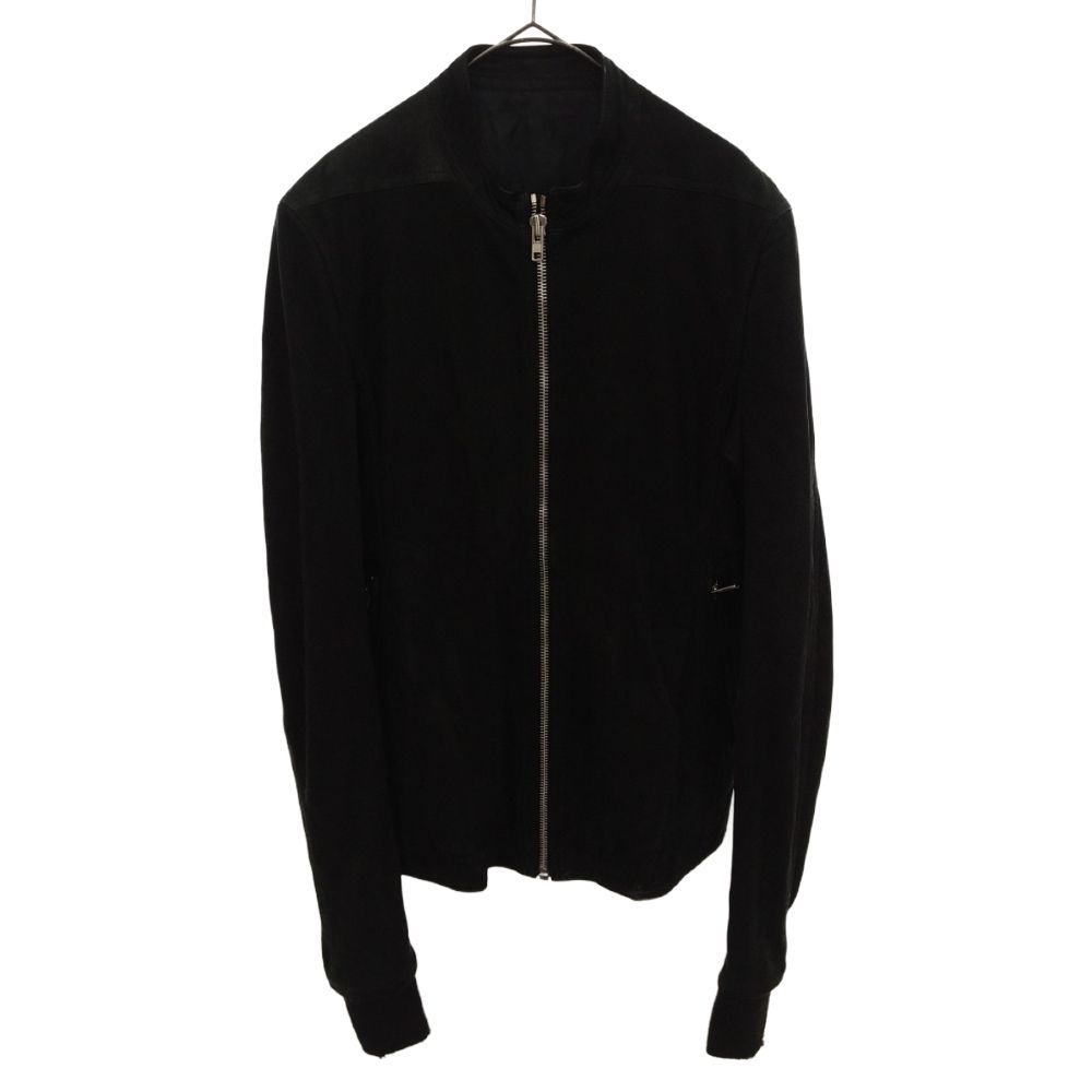 Rick Owens リックオウエンス 15AW STERNBERG NO HOOD JACKET RU15F7763-LK ジップアップヌバックレザージャケット ブラック Rick Owens (リックオウエンス) 15AW STERNBERG NO HOOD JACKET