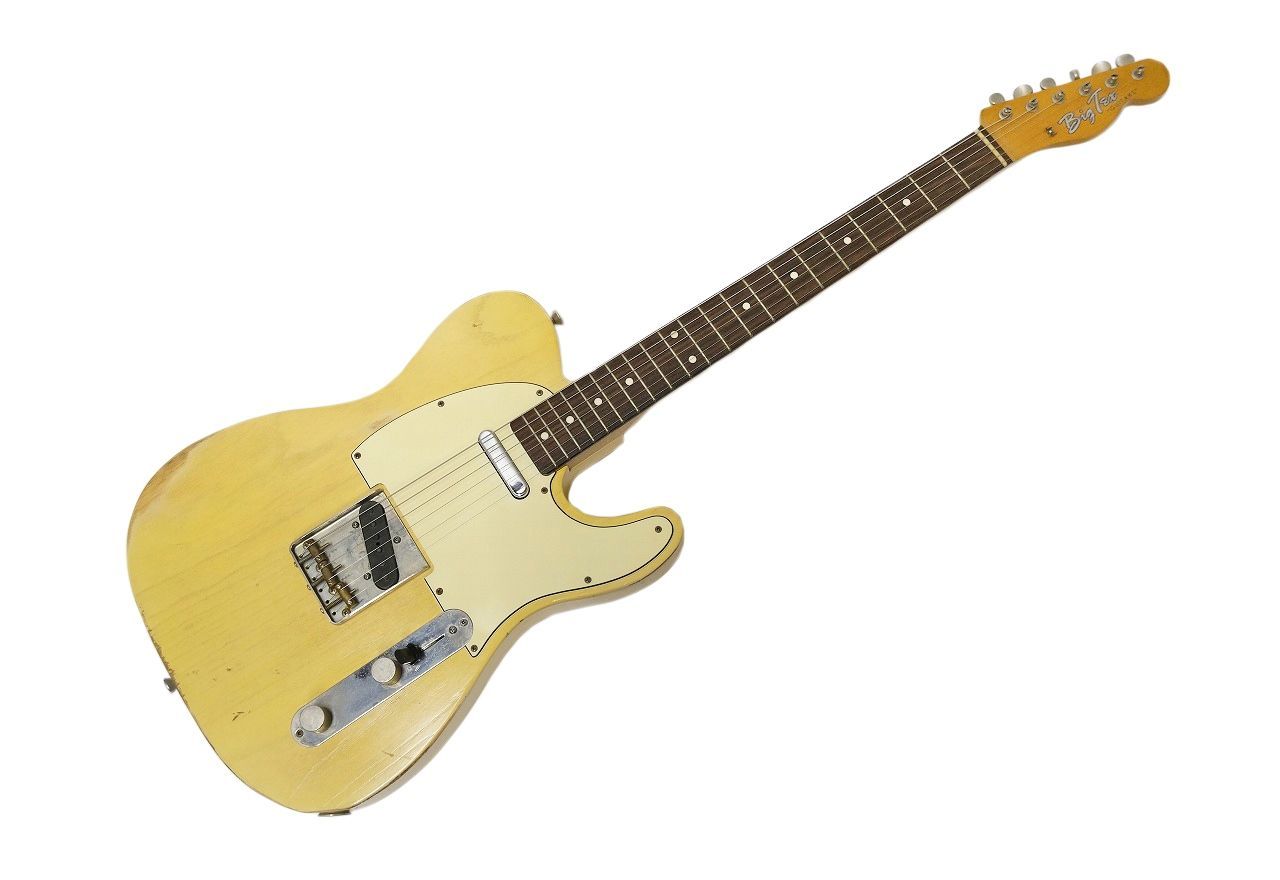 ビッグテックス テレキャスター エレキギター ブロンド BTG-62 レリック Big Tex Telecaster ソフトケース 保証書付
