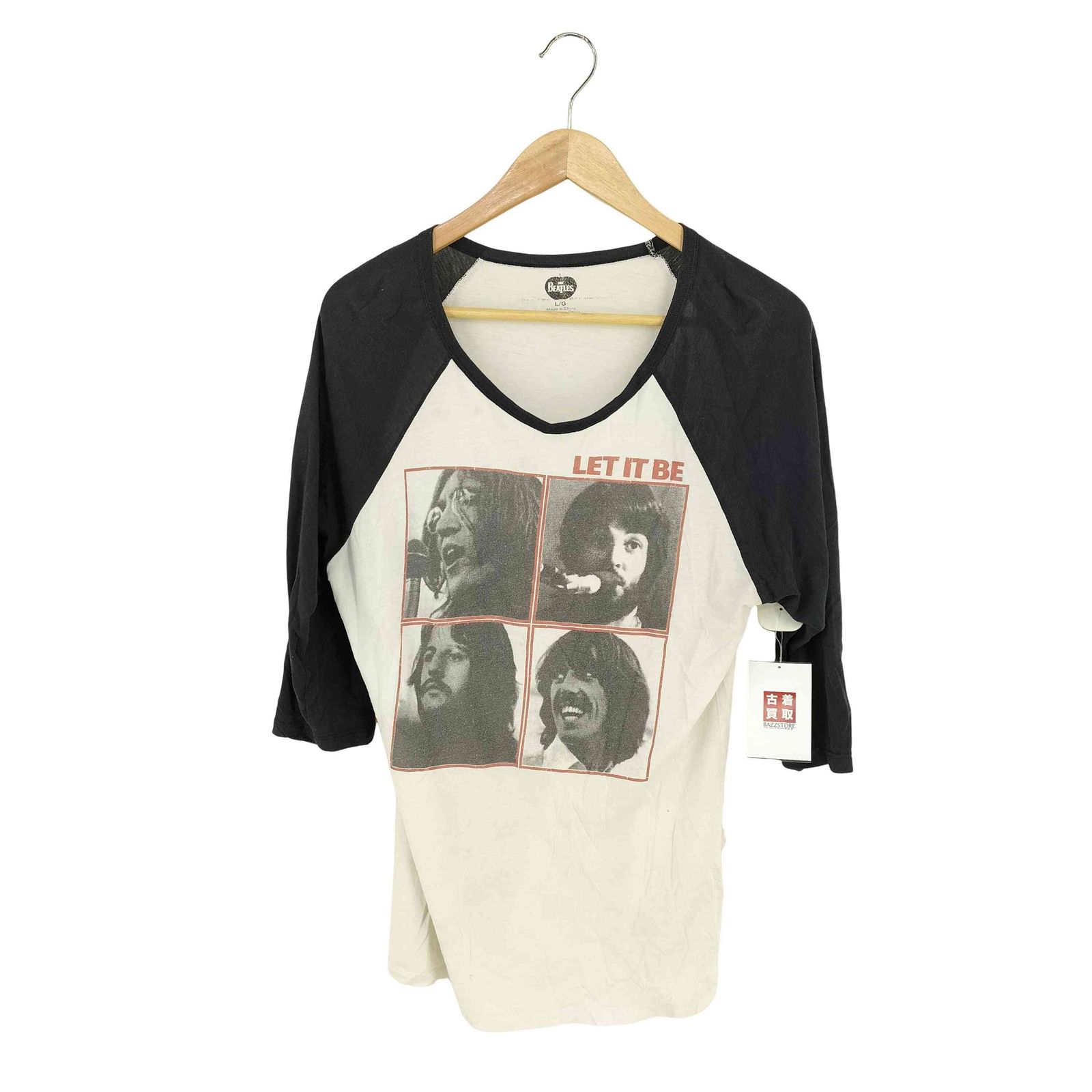ユーズドフルギ USED古着 バンド ラグランTEE メンズ import：L 