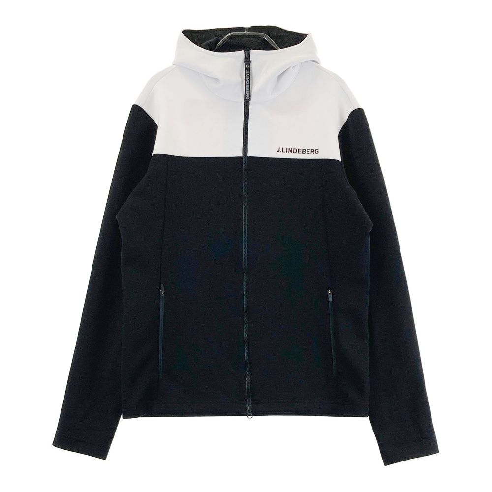 サイズ S J.LINDEBERG ジェイリンドバーグ スウェット ジップパーカー ブラック系 240101534084 ゴルフウェア メンズ ストスト
