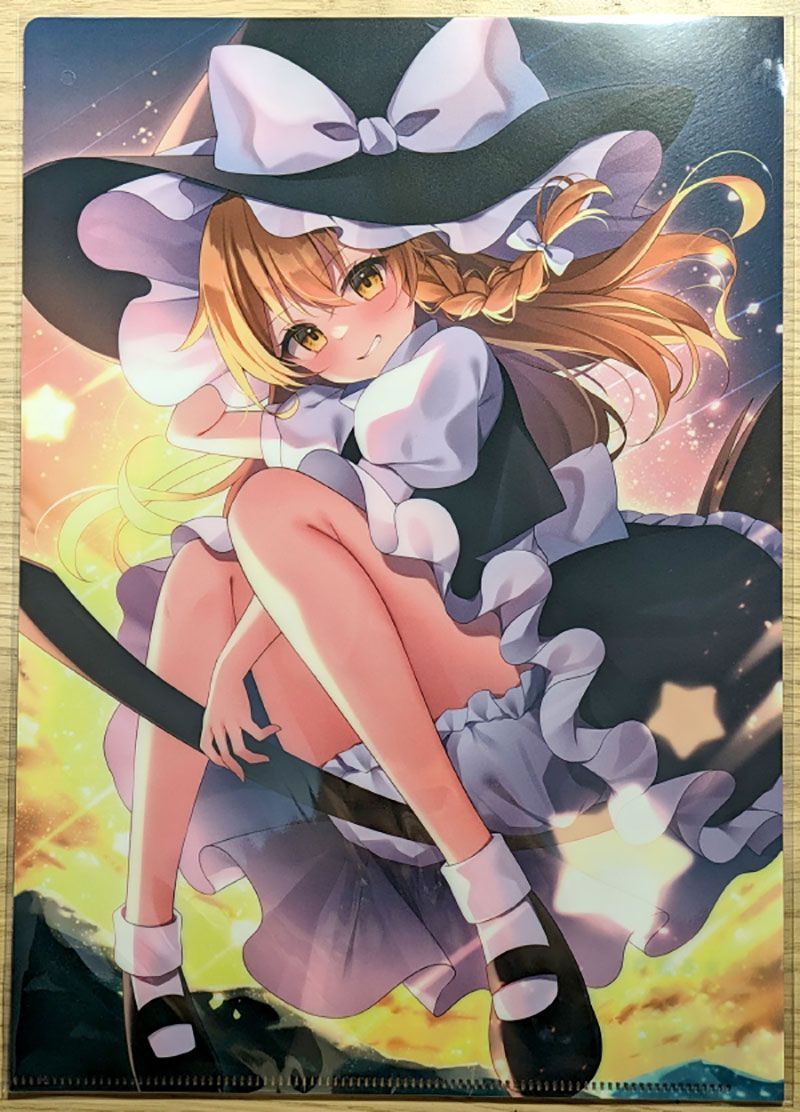 東方project 魔理沙　水着　美少女　クリアファイル　VZ14 東方project 魔理沙 水着 美少女 クリアファイル VZ14
