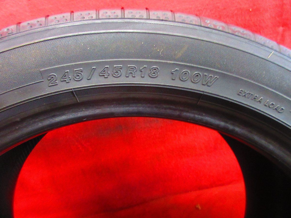  タイヤ 2本 245 45 R 18 ヨコハマ ブルーアース A AE 50 溝アリ 16317 T 18インチ サマータイヤ ノーマルタイヤ