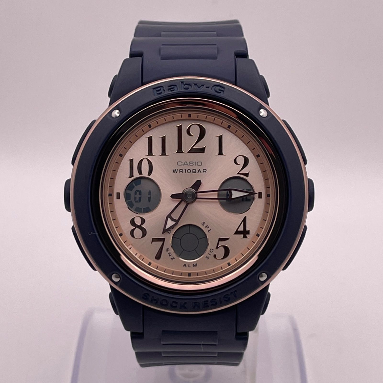 【未使用、極美品】CASIO　カシオ　BAby-G　ブラウン BGA-150PG BGA-150PG-5B1JF | CASIO