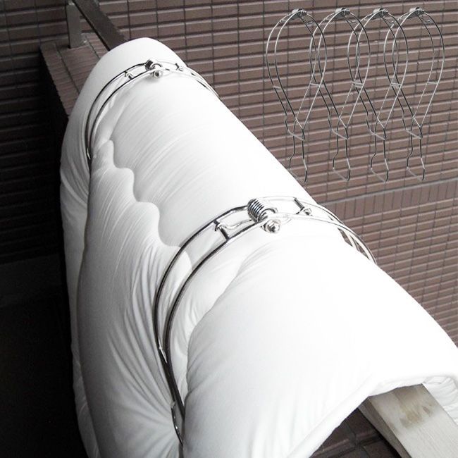 大木製作所 布団ばさみ 4個セット 布団バサミ 布団ばさみ 大型 布団挟み ステンレス ベランダ 布団はさみ 布団干し ふとん干し ステンレス製 ふとん用 ハサミ 屋外 物干し 布団 干し