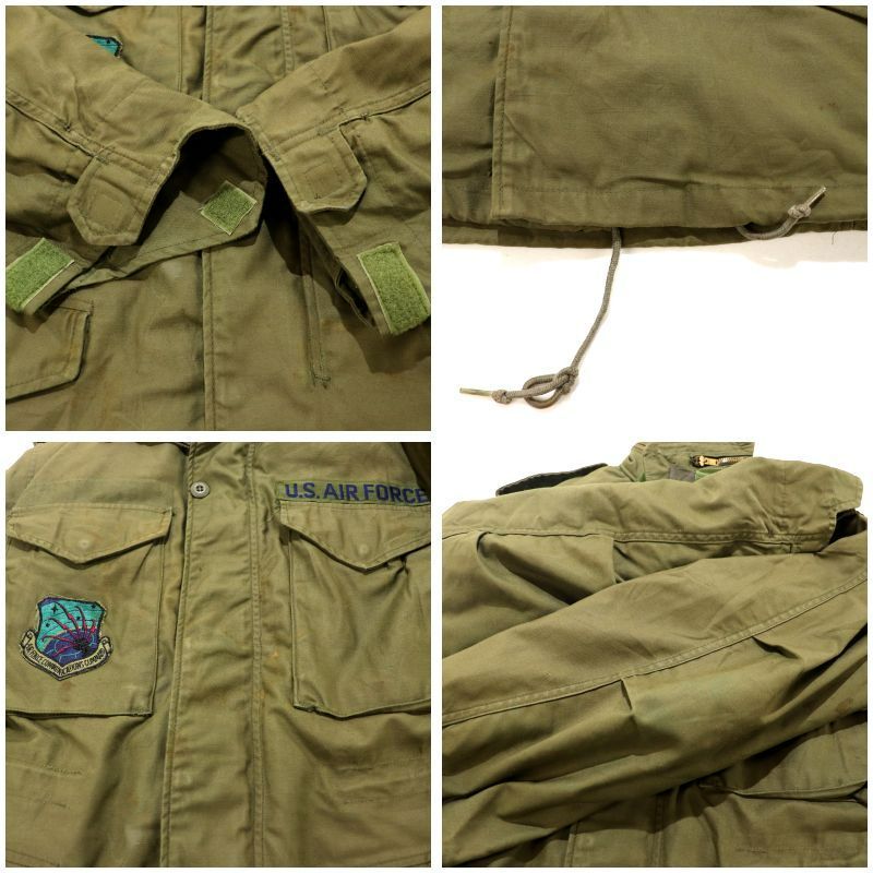 US AIR FORCE ミリタリージャケット Sサイズ　m65 MILITARY 実物 USED 米軍 M-65フィールドジャケット 3カラー