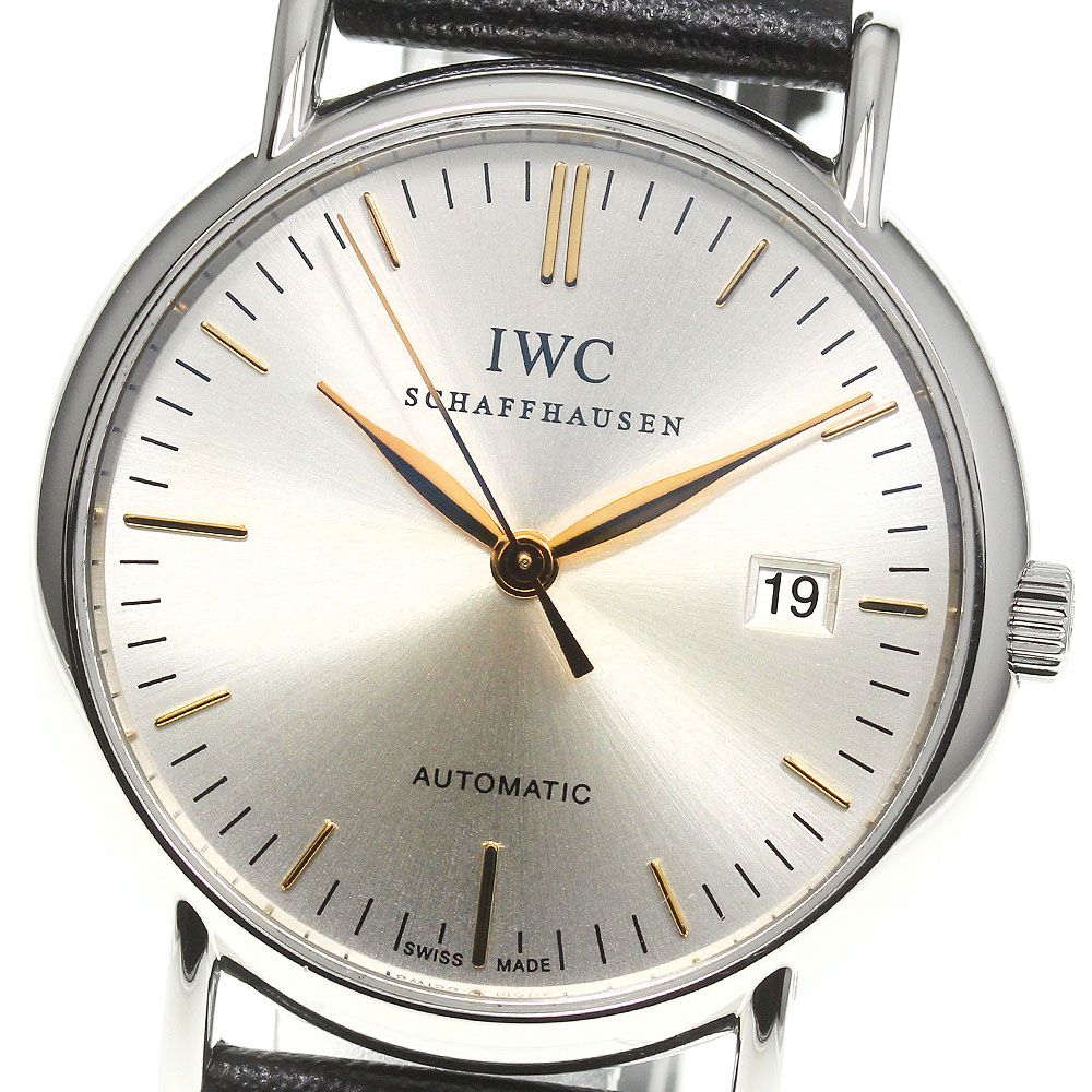 即出荷 IWC IWC SCHAFFHAUSEN IW356303 ポートフィノ デイト 自動巻き