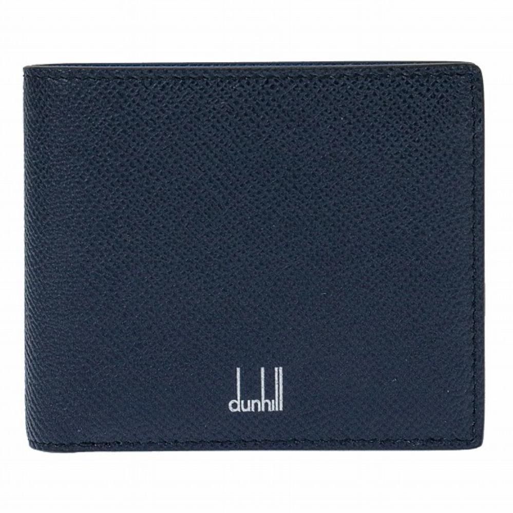 ダンヒル DUNHILL 短財布 二つ折り メンズ ネイビー 人気