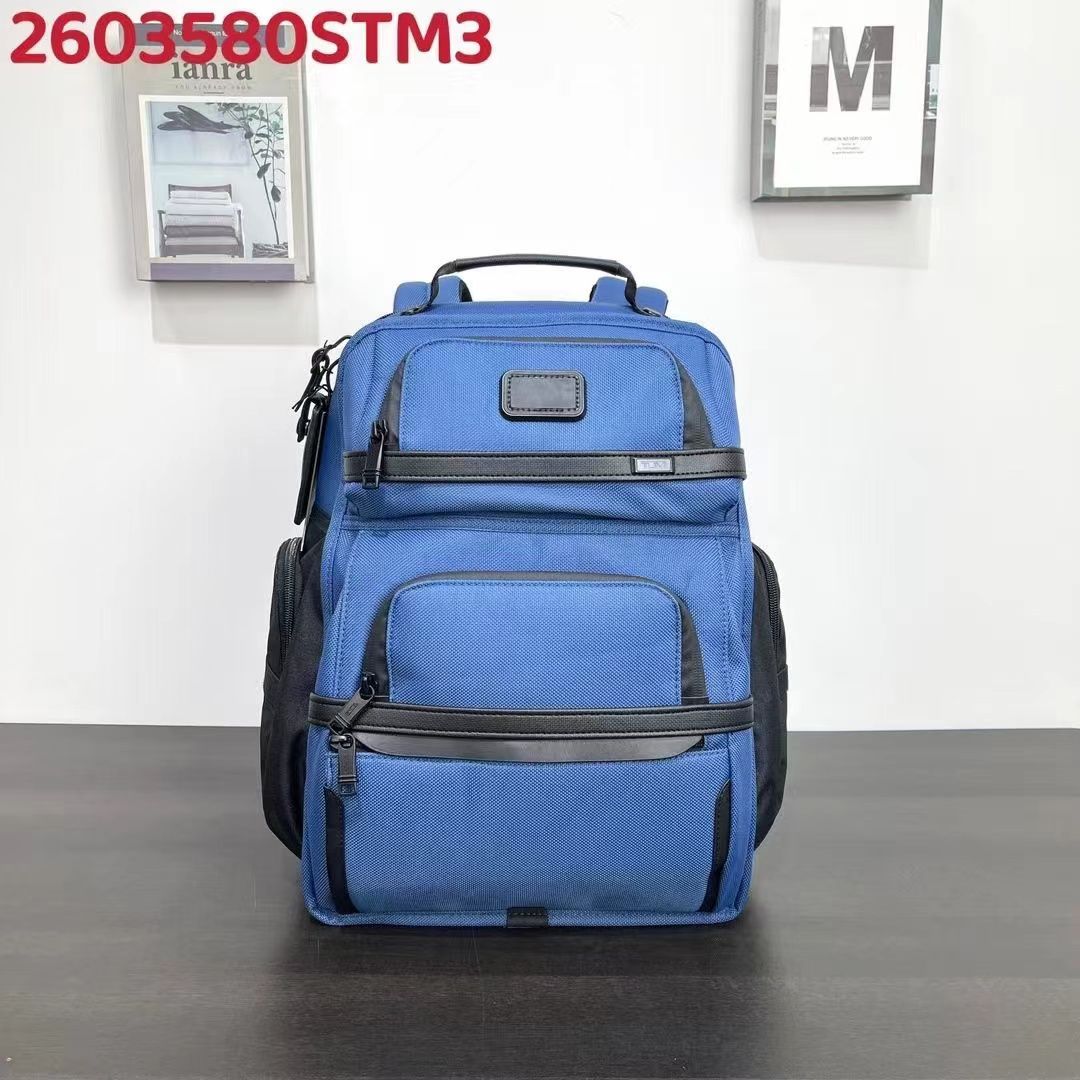 新品✨ TUMI ALPHA3 2603580 トゥミ リュック バックパック ビジネスリュック ビジネスバッグ メンズバッグ ブルー 仕事用 通勤 通学 出張 大容量