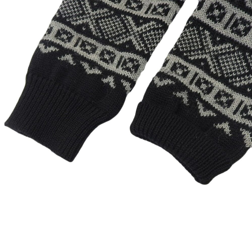 ブラックコムデギャルソン  フード ウールジャケット 背面ギャザー 黒　L ブラック コムデギャルソン BLACK COMME des GARCONS ウール