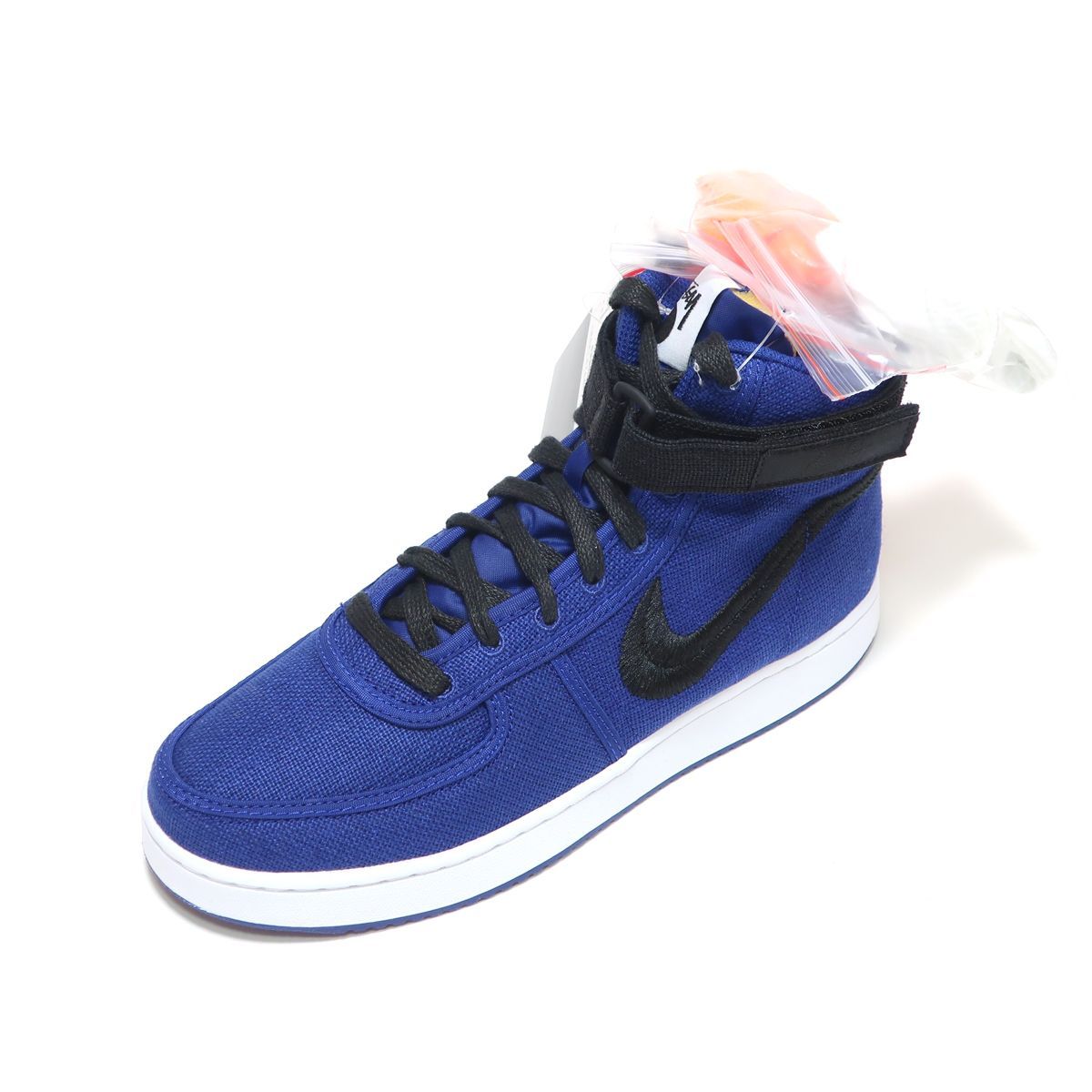 STUSSY x NIKE VANDAL HIGH SP US7 25cm DEEP ROYAL BLUE/BLACK-WHITE