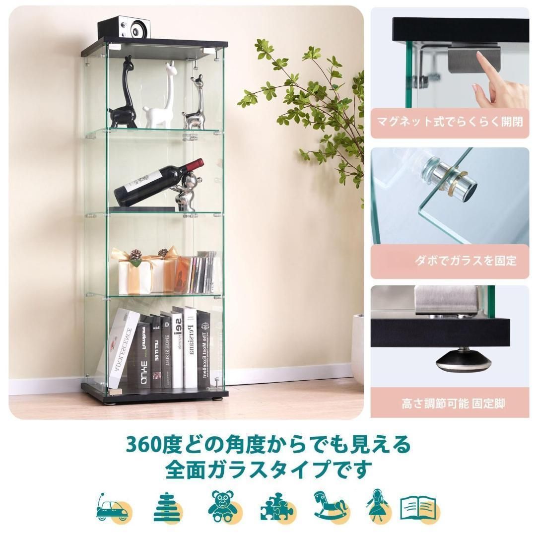 コレクションケース ガラスディスプレイキャビネット