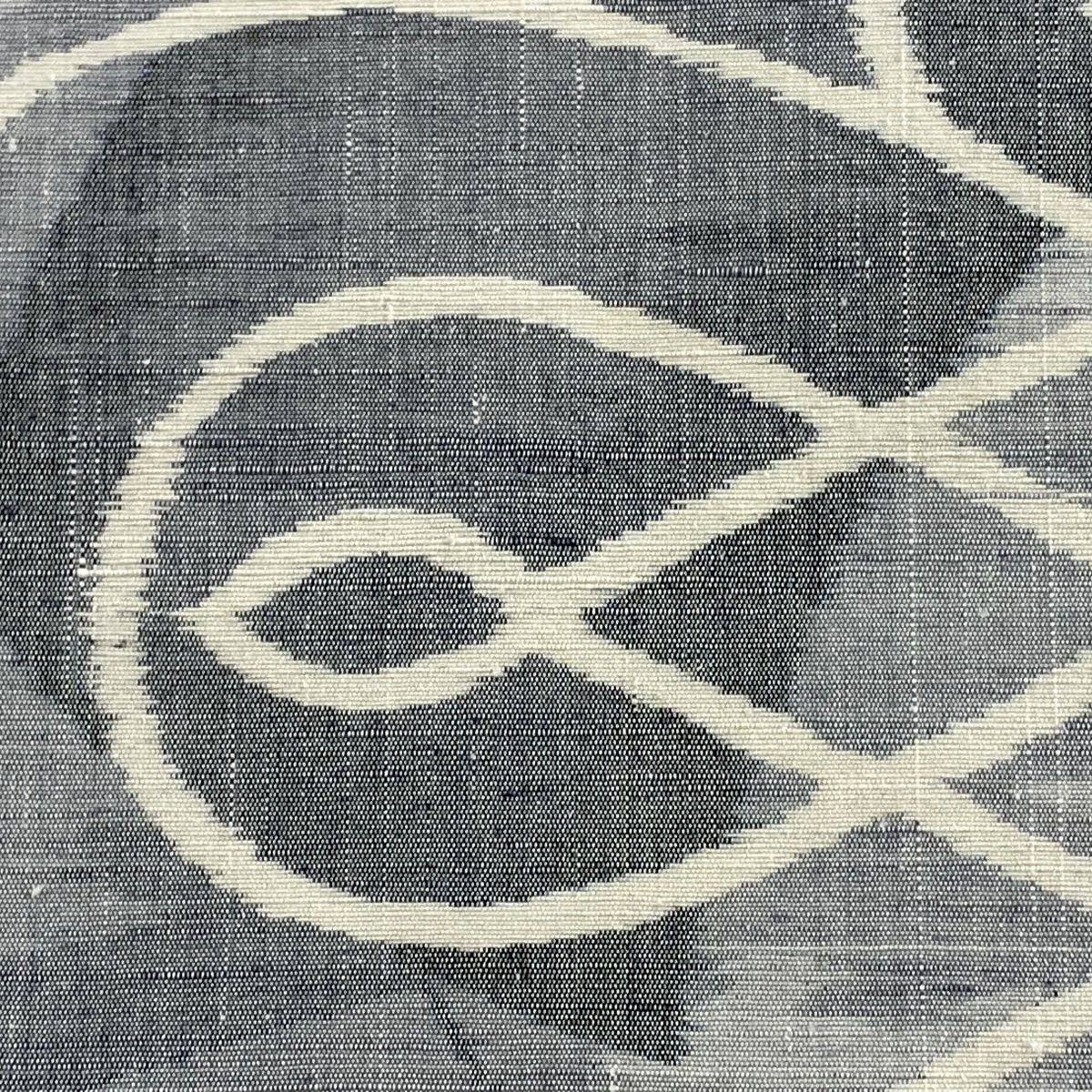 美品】 袋帯 秀品 紬 幾何学模様 灰色 六通 正絹 【中古】 - メルカリ