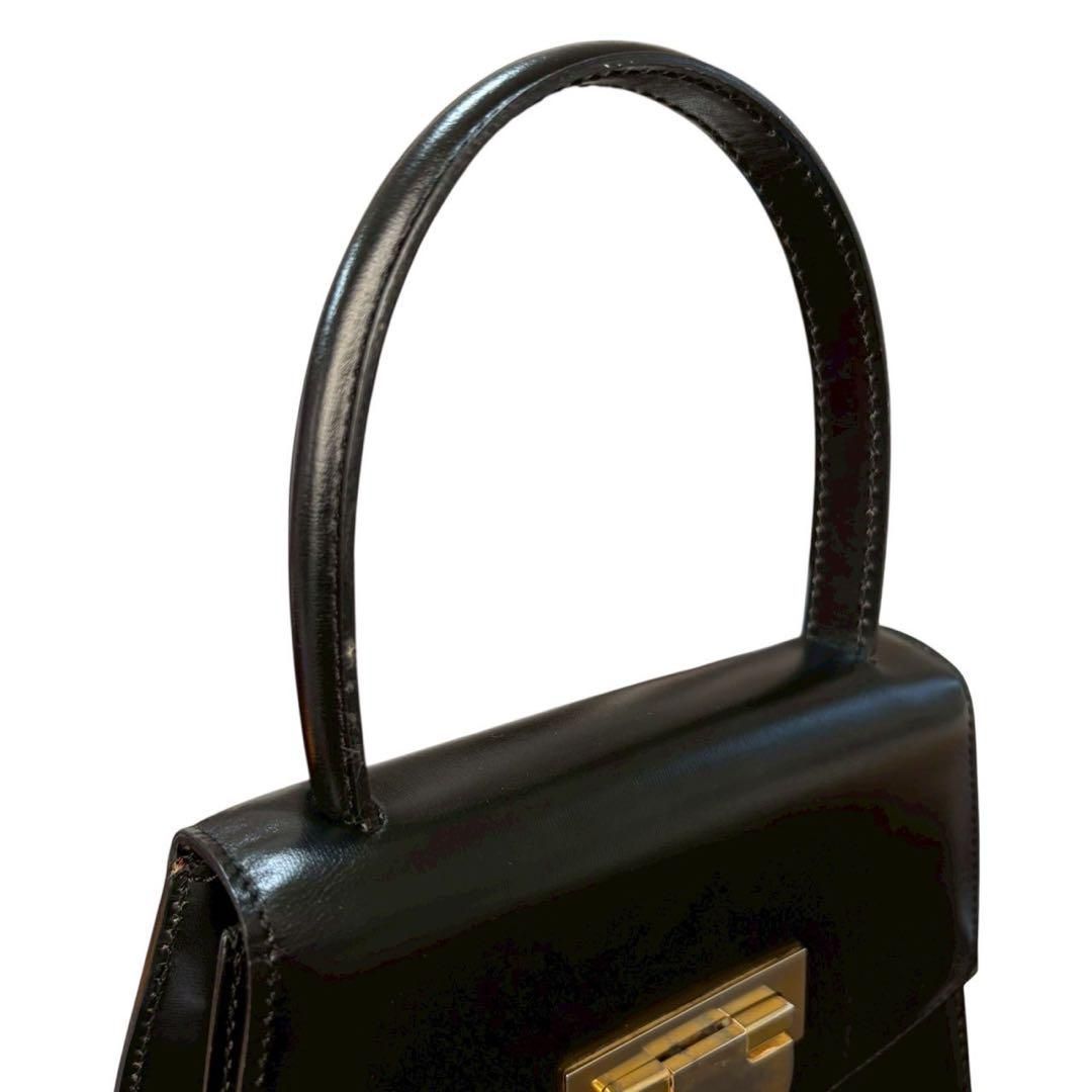 希少 ヴィンテージ CELINE セリーヌ ハンドバッグ サークル ロゴ