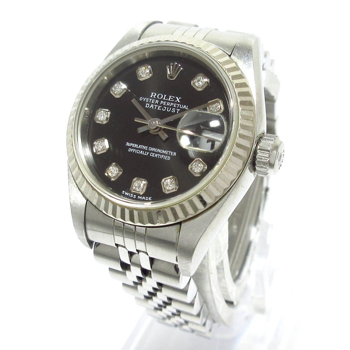 ROLEX(ロレックス) 腕時計 デイトジャスト 79174G レディース SS×K18WG ...