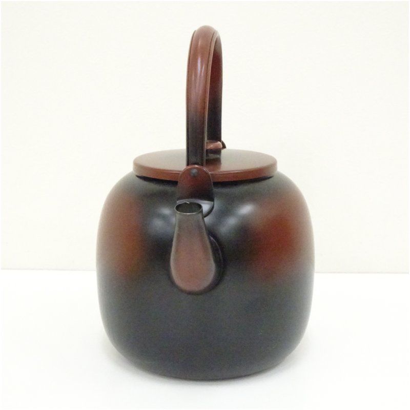 一喜堂 腰黒水次 水指 【極上品】銅製 お茶道具/紙箱 茶道具 【茶器