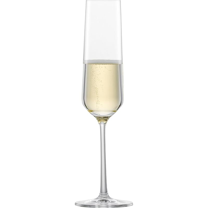 【新着商品】ツヴィーゼル グラス(ZWIESEL GLAS) シャンパングラス 割れにくい ピュア シャンパン・スパークリングワイン用 フルートシャンパン 2個ペア マシンメイド m122316 1