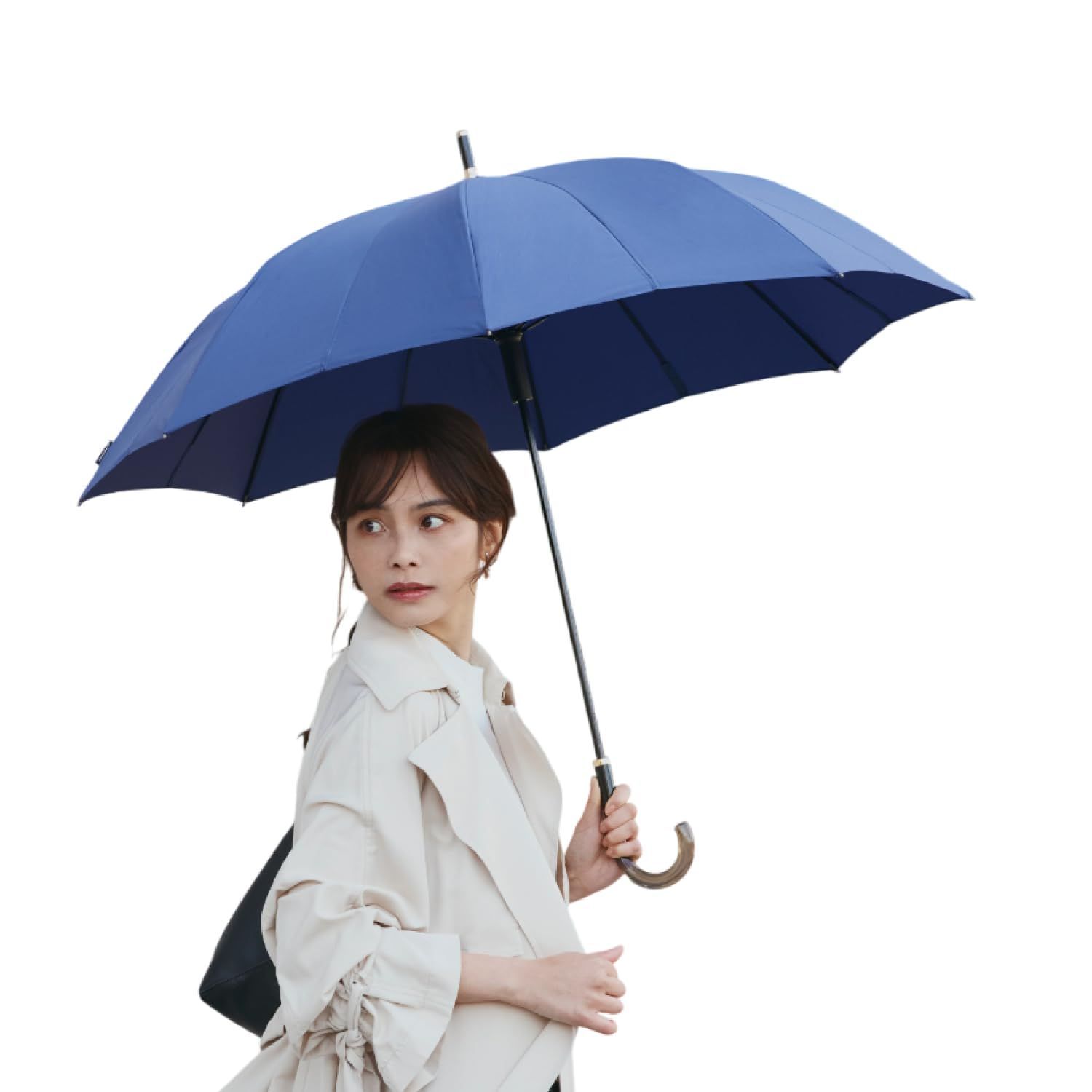 新着商品 メンズ 長傘 レディース 傘 シュパット 58cm|62cm ボタンレス 撥水加工 晴雨兼用 手を濡らさず畳める Plus Shupattoアンブレラ marna マーナ