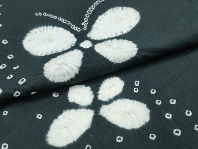 平和屋着物∴夏物 浴衣 絞り 立涌舞蝶文 綿 逸品 CAAY4569ng