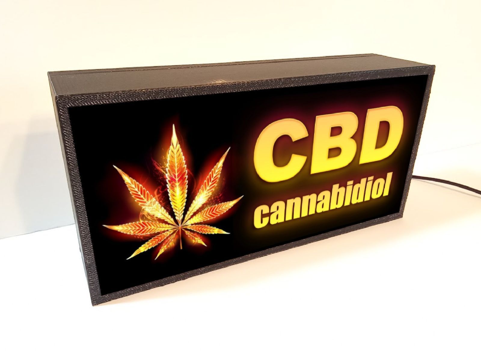 CBD カンナビジオール 大麻 オイル サイン 看板 置物 雑貨 ライトBOX ...