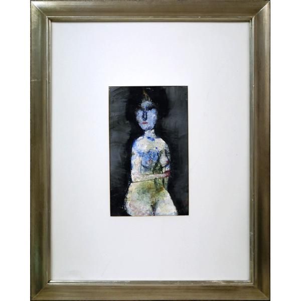 中国古美術・四尺仕女掛軸・国画・張大千印款・書道品・宣紙・肉筆