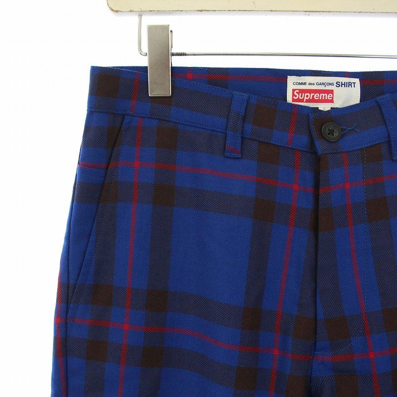 シュプリーム SUPREME 15AW COMME des GARCONS SHIRT タータン