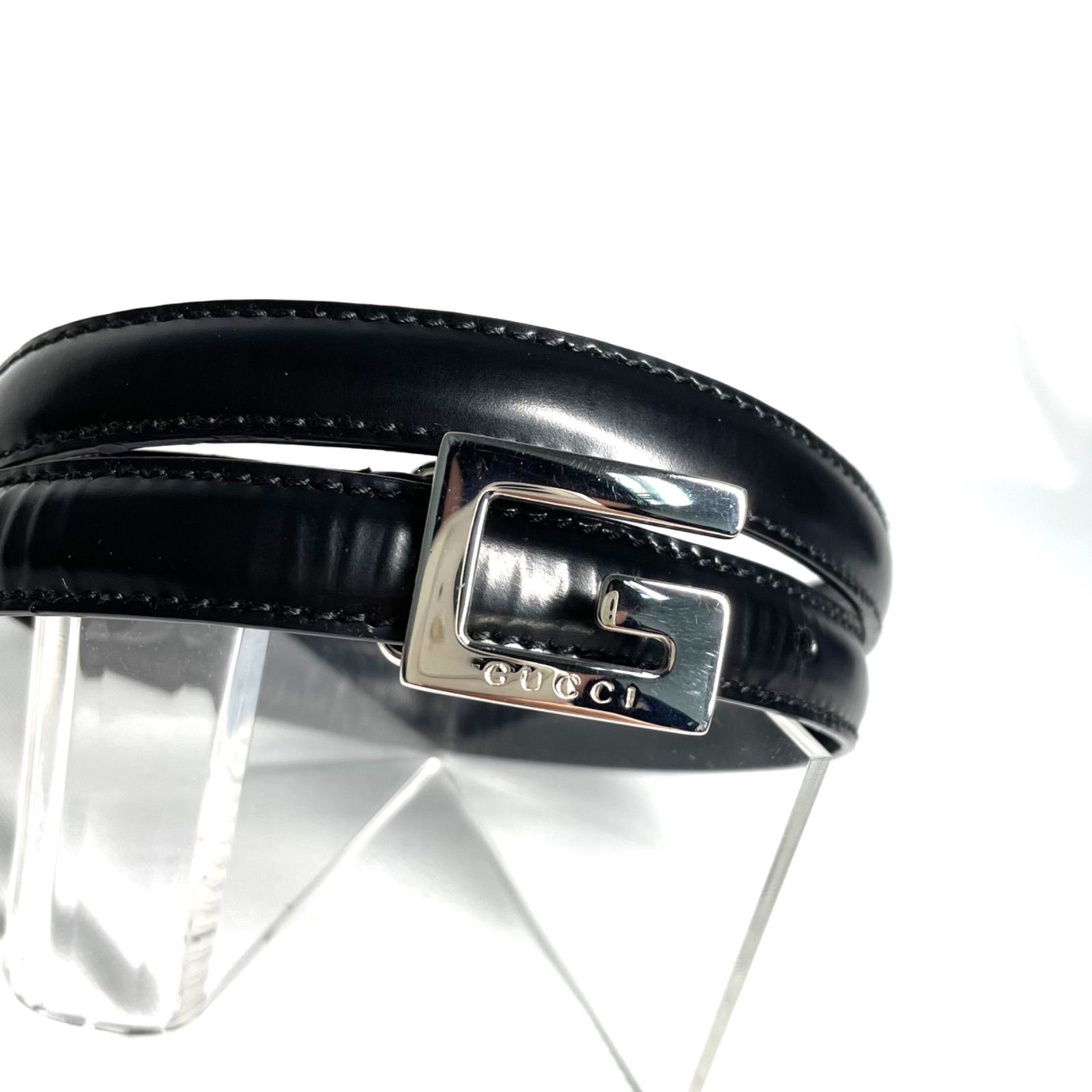 GUCCI グッチ ベルト レザー 037.904.0969 65.26 ブラック