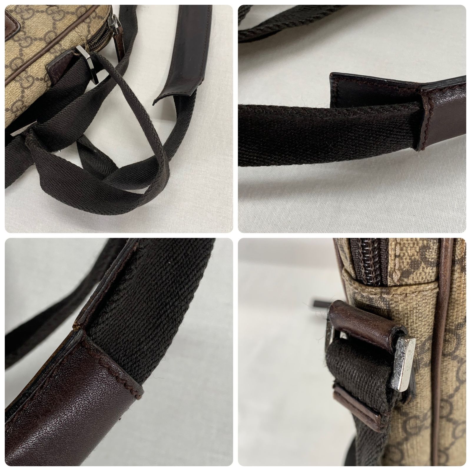 GUCCI グッチ GGキャンバス ショルダーバッグ 斜め掛けショルダー