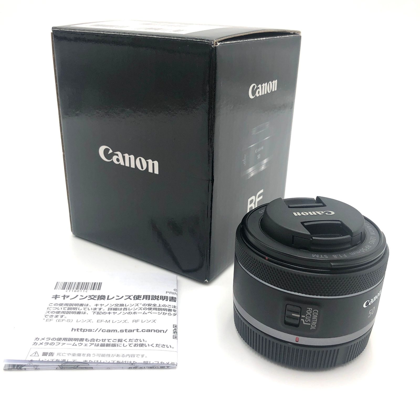 CANON キヤノン RF50mm F1.8 STM RFマウント単焦点レンズ RFレンズ RF5018STM - メルカリ