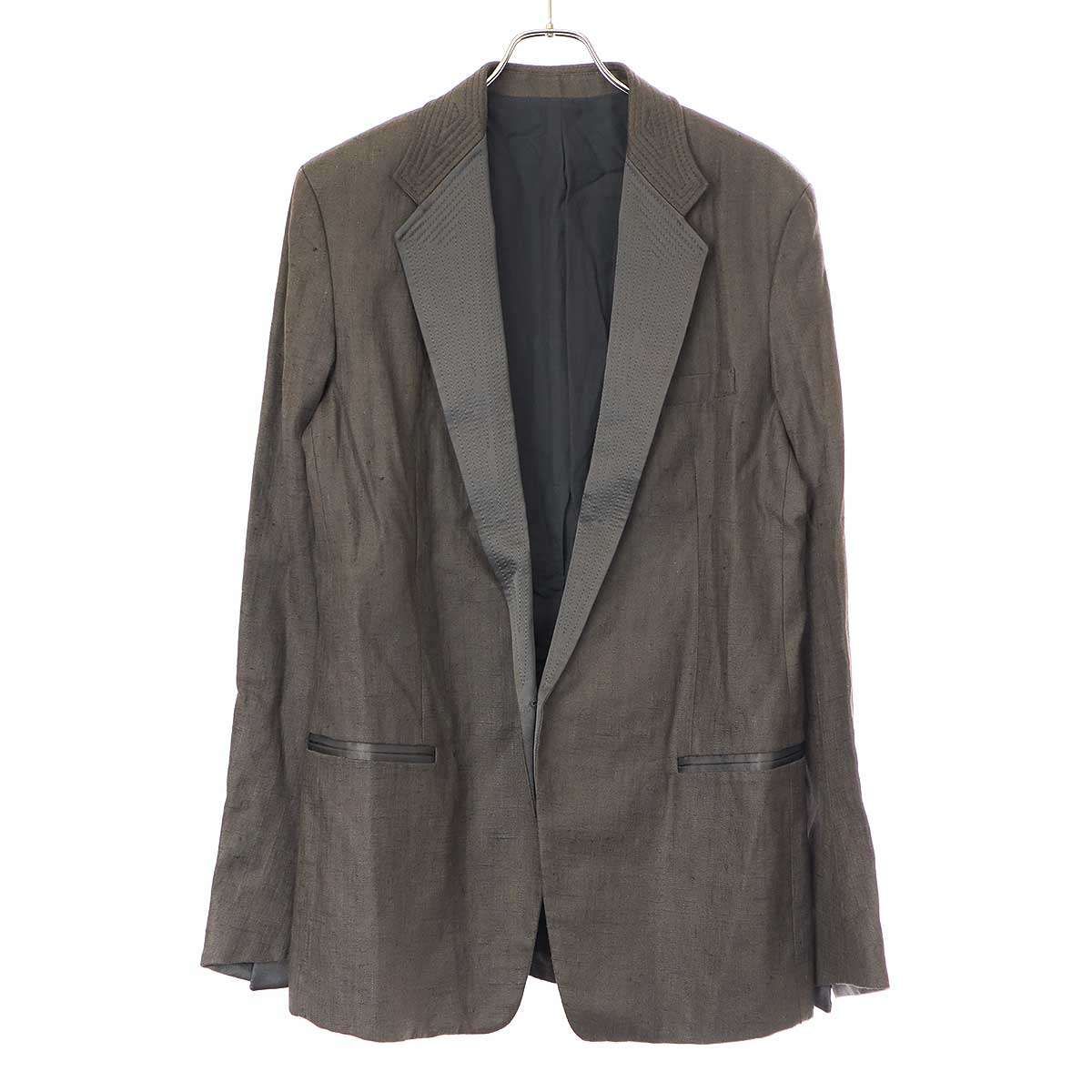 HAIDER ACKERMANN ハイダーアッカーマン コーティングリネンテーラード 
