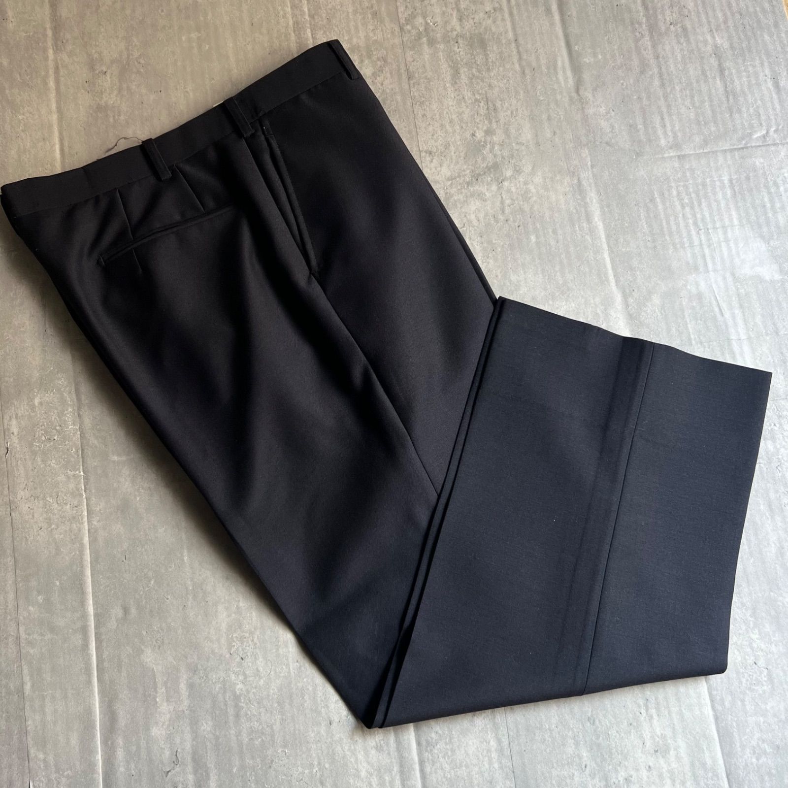 90s Burberry s バーバリーズ ウールスーツ シングル セットアップ モヘア混 ネイビー クラシック スタイルアップ AB6