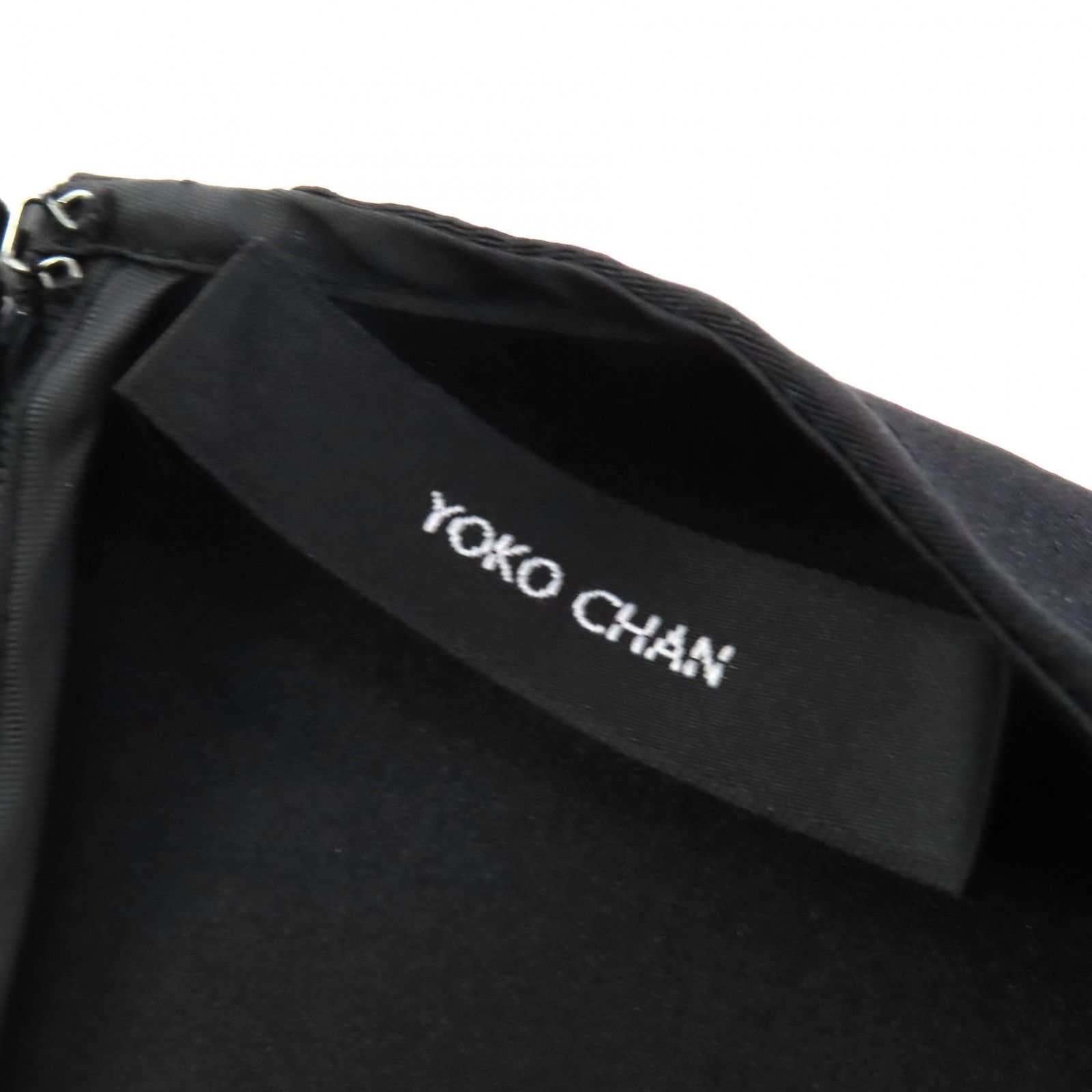 YOKO CHAN ブラック ノースリーブチュニック snc ヨーコチャン YOKO CHAN チュニック 36 黒 ノースリーブ