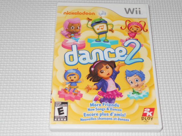 Wii☆Nickelodeon dance 2 海外版 北米版☆箱付・説明書付・ソフト付 